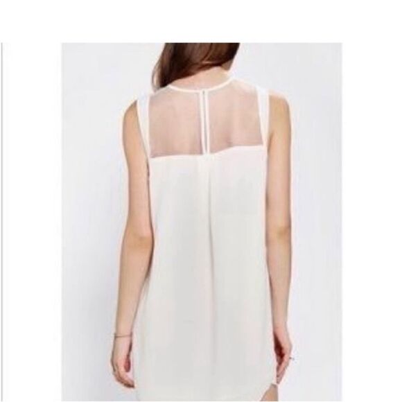 Urban Outfitters Silence & Noise  Bailey Sheer Cutout White Mini Dress. Size XS. - Picture 3 of 12